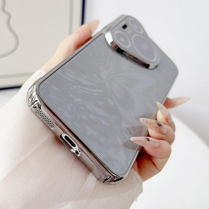 For Huawei Pura 80 Ultra 5G Butterfly Pattern Electroplated PC + Glass Phone Case - Purple - EDA009687605C
