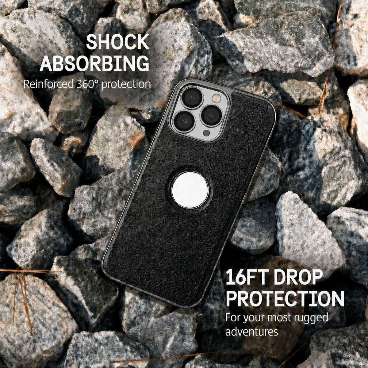 For iPhone 11 Pro Cowhide Texture Electroplated Frame PC + Vegan Leather Phone Case - Brown - EDA009689024D