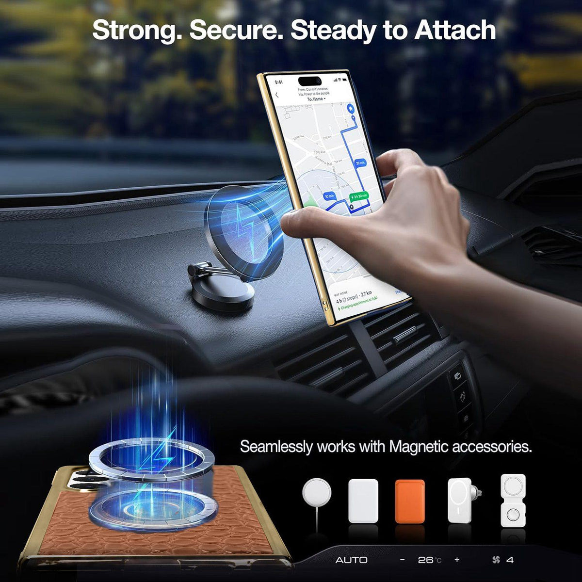 For Galaxy S22 Ultra 5G Pearl Crocodile Texture Electroplated Frame PC + Vegan Leather Phone Case - Gray - EDA009690007F