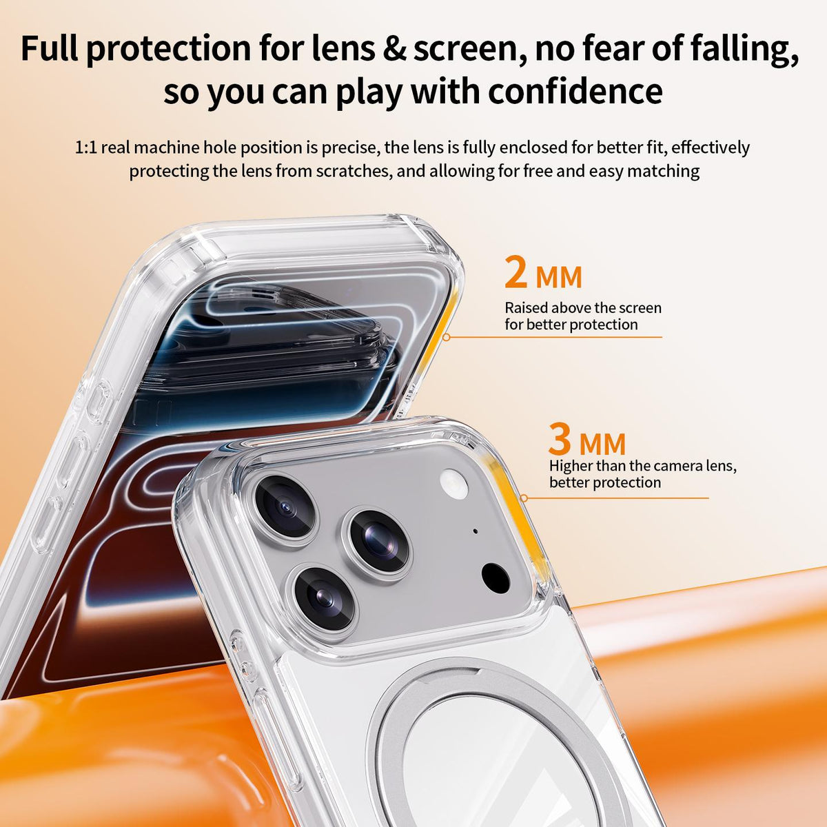 For iPhone 17 Jelly Air Bag Shockproof Metal 360 Rotating Holder Magnetic Phone Case - Black - EDA009690903A