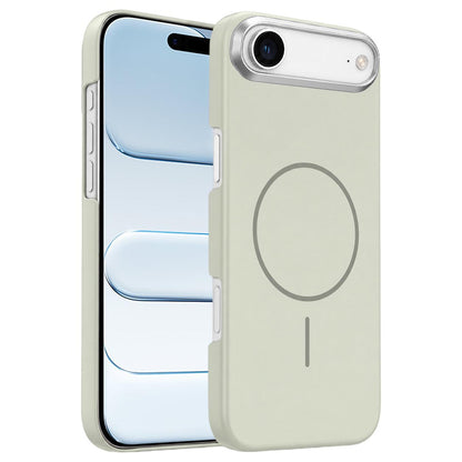 For iPhone Air Gold Armor PC Thin Circle MagSafe Shockproof Phone Case - Summit Stone - EDA009692724B