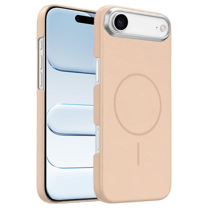 For iPhone Air Gold Armor PC Thin Circle MagSafe Shockproof Phone Case - Desert Gold - EDA009692724D