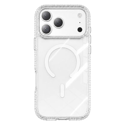 For iPhone 18 Pro / 17 Pro Kylin Pattern Transparent Magnetic Phone Case - Transparent - EDA009693102C
