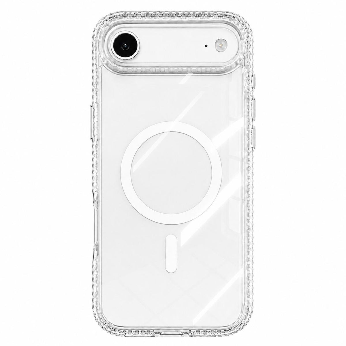 For iPhone Air Kylin Pattern Transparent Magnetic Phone Case - Transparent - EDA009693104C
