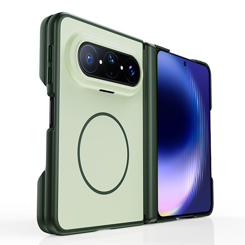 For Huawei Pura X Max Boundless Series Skin Feel Magnetic Full Coverage Phone Case - Matcha Green - EDA009693601B