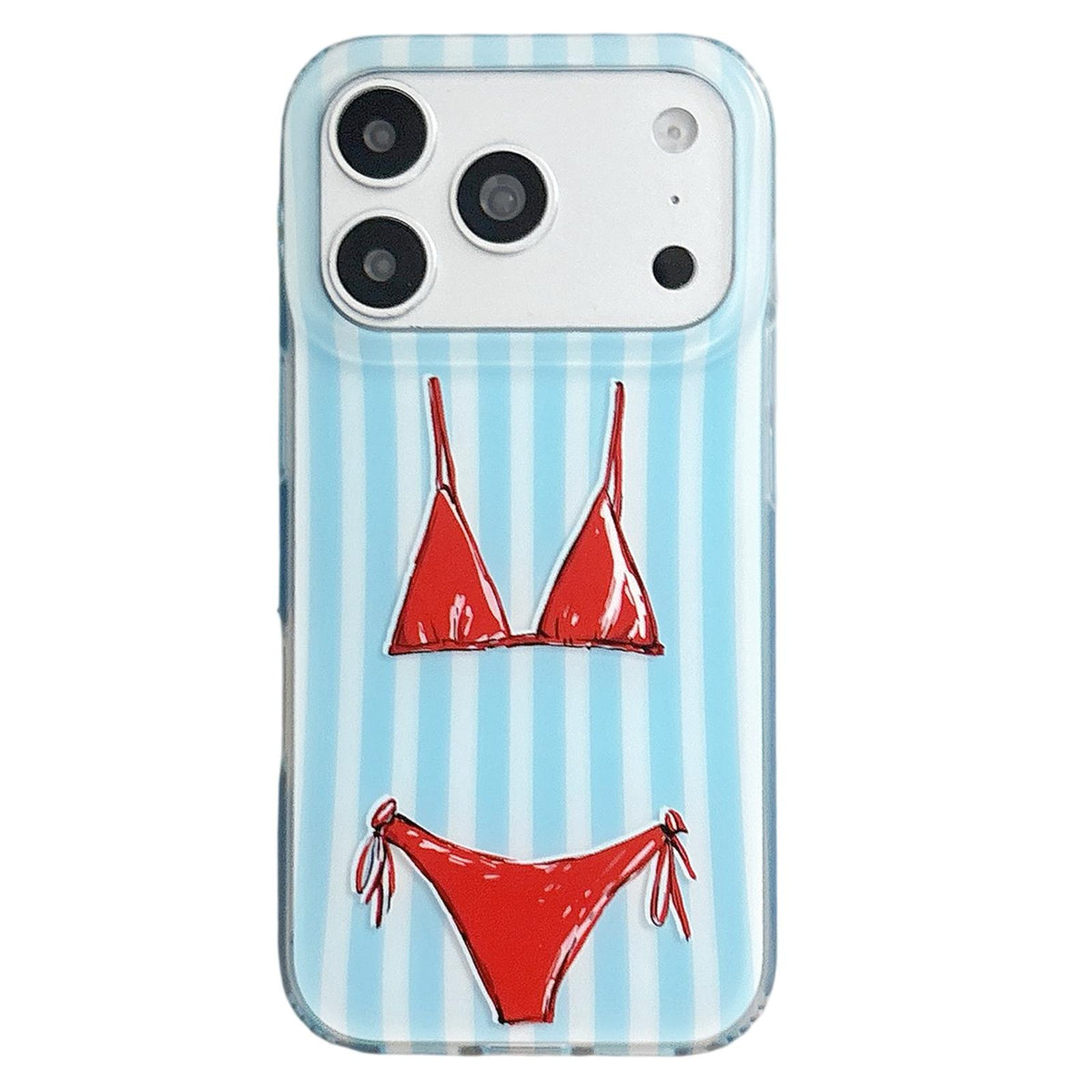For iPhone 18 Pro Max / 17 Pro Max Double Layer Frosted Pattern TPU Phone Case - European American Bikinis - EDA009696201C