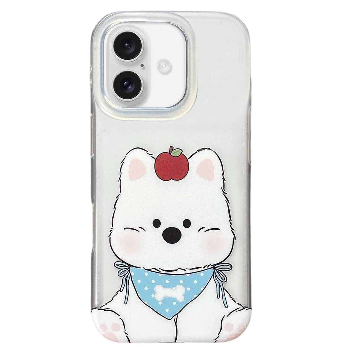 For iPhone 17 Double Layer Frosted Pattern TPU Phone Case - Lovely West Highlands - EDA009696203B