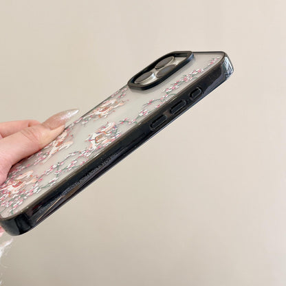 For iPhone 11 Chinese Style Horse Acrylic TPU Phone Case - Orange Gold Lucky Pony - EDA009697823A