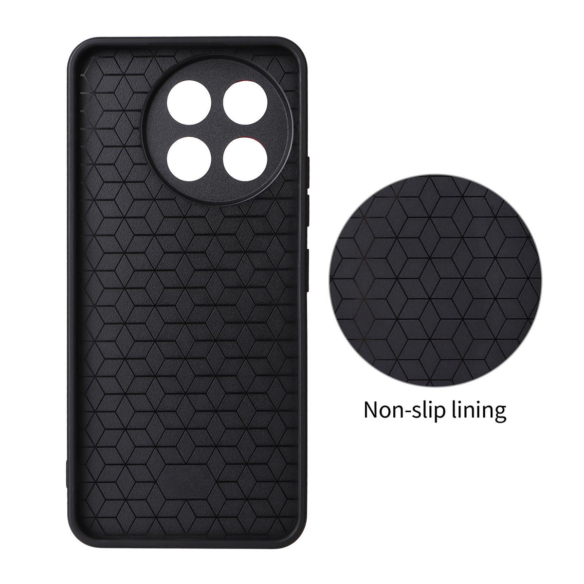 For Tecno Spark 30 Pro 4G Precise Cutout Carbon Fiber Texture Vegan Leather Phone Case - Red - EDA009698802B