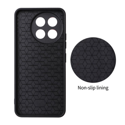 For Tecno Spark 30 Pro 4G Precise Cutout Carbon Fiber Texture Vegan Leather Phone Case - Red - EDA009698802B