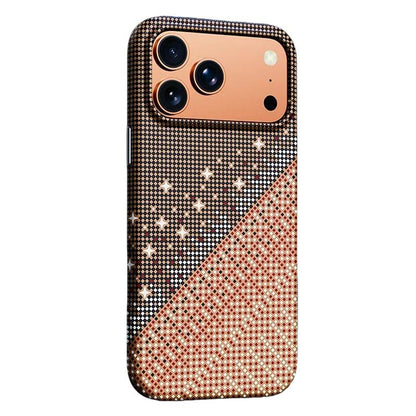 For iPhone 18 Pro / 17 Pro Asterism Pattern TPU Magnetic Phone Case - Orange - EDA009699601A