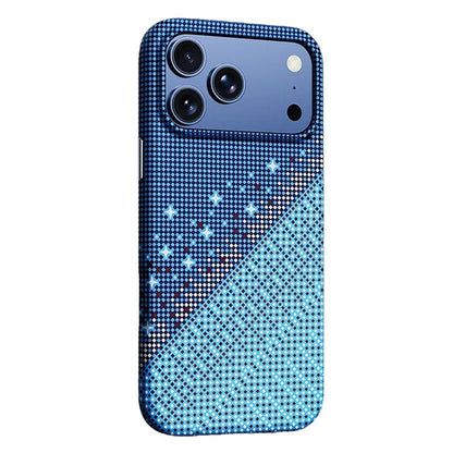 For iPhone 18 Pro / 17 Pro Asterism Pattern TPU Magnetic Phone Case - Blue - EDA009699601C