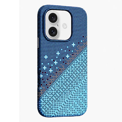 For iPhone 17 Asterism Pattern TPU Magnetic Phone Case - Blue - EDA009699602C