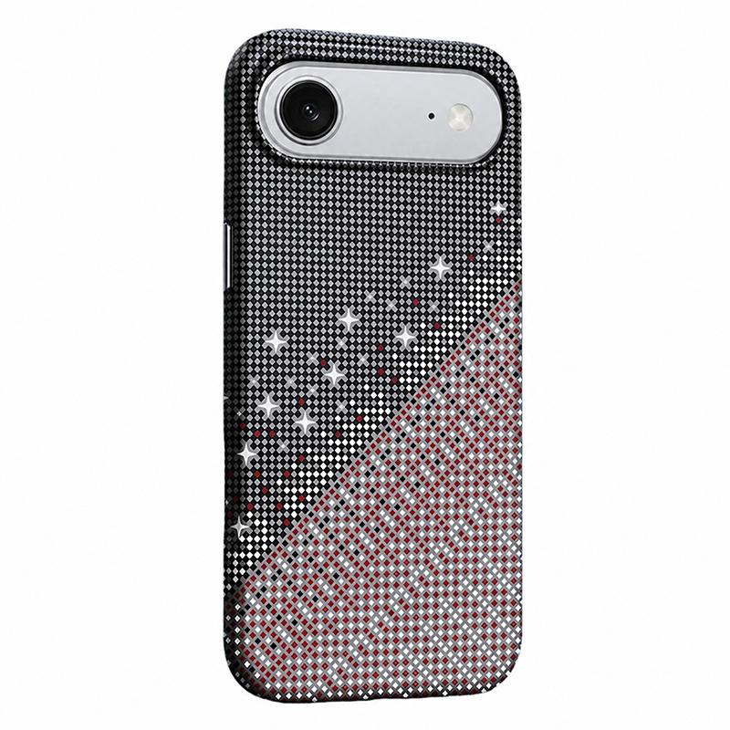 For iPhone Air Asterism Pattern TPU Magnetic Phone Case - Black - EDA009699603B