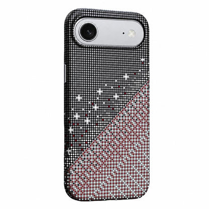For iPhone Air Asterism Pattern TPU Magnetic Phone Case - Black - EDA009699603B