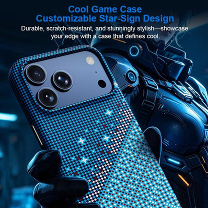 For iPhone Air Asterism Pattern TPU Magnetic Phone Case - Blue - EDA009699603C