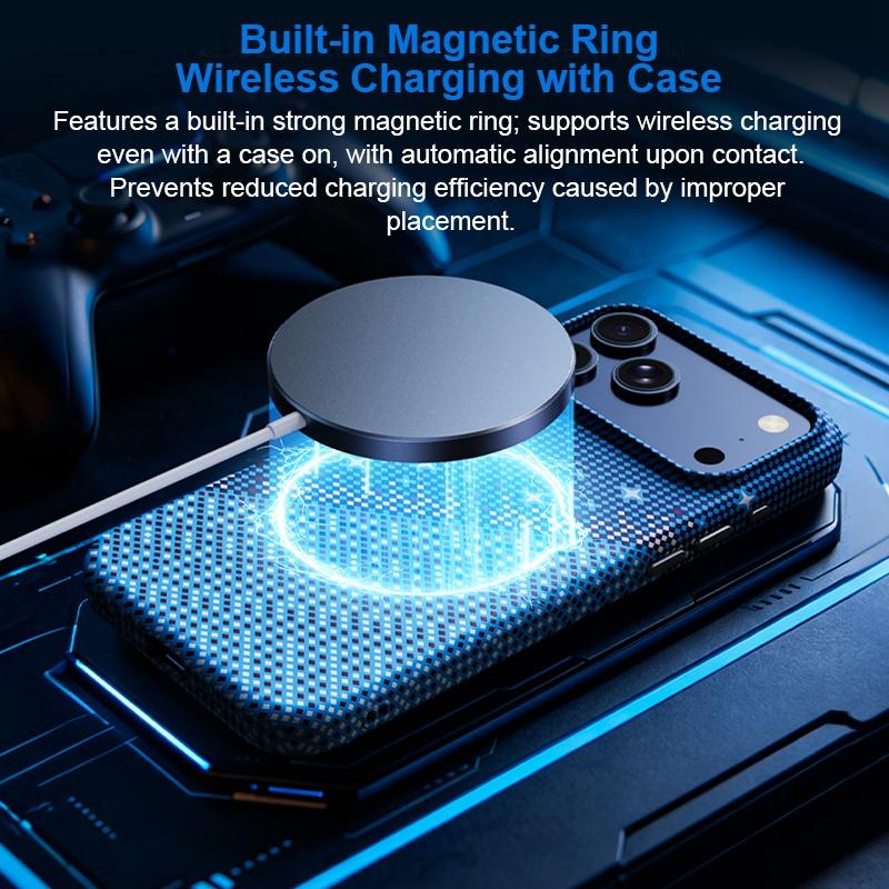 For iPhone 16 Pro Asterism Pattern TPU Magnetic Phone Case - Blue - EDA009699605C