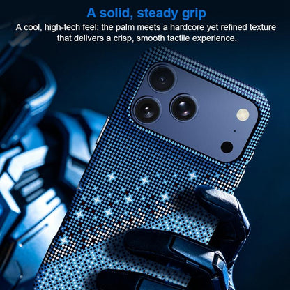 For iPhone 18 Pro / 17 Pro Asterism Pattern TPU Magnetic Phone Case - Orange - EDA009699601A