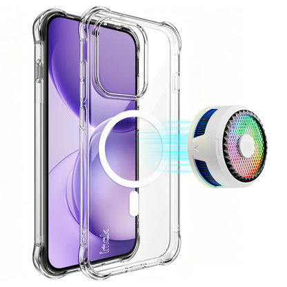 For OPPO Reno16 5G / Reno16 Pro 5G Global imak Magnetic Shockproof Airbag TPU Phone Case - Transparent - EDA009699703A