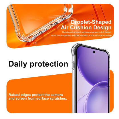 For OPPO Reno16 5G / Reno16 Pro 5G Global imak Magnetic Shockproof Airbag TPU Phone Case - Transparent - EDA009699703A