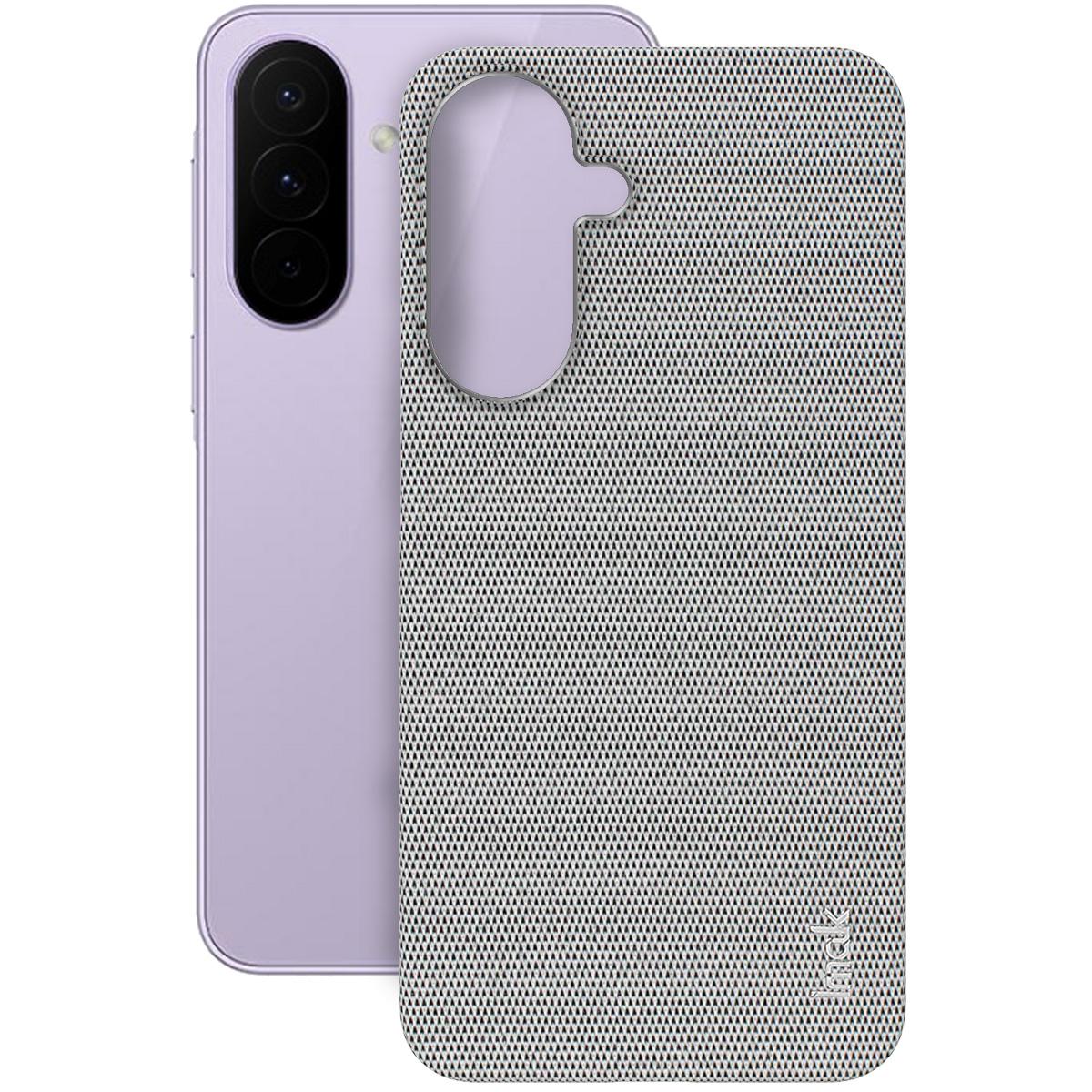 For Galaxy A27 5G imak Ruiyi Series Cloth Texture PU + PC Phone Case - Light Grey - EDA009700301B