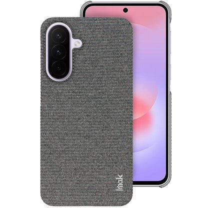 For Galaxy A27 5G imak Ruiyi Series Cloth Texture PU + PC Phone Case - Dark Grey - EDA009700301C