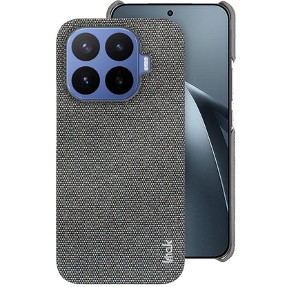 For Xiaomi 17T Pro 5G imak Ruiyi Series Cloth Texture PU + PC Phone Case - Dark Grey - EDA009700502C