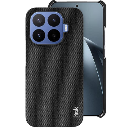 For Xiaomi 17T 5G imak Ruiyi Series Cloth Texture PU + PC Phone Case - Black - EDA009700503A