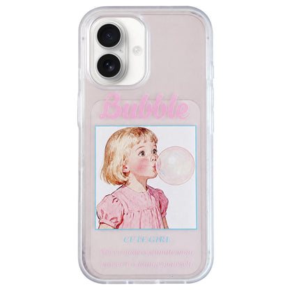 For iPhone 17 Bubble Cute Couple Pic TPU Phone Case - Girl - EDA009701203A