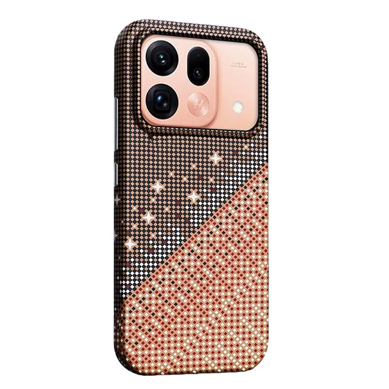 For OPPO Find X9s Pro Asterism Pattern TPU Magnetic Phone Case - Orange - EDA009701303A