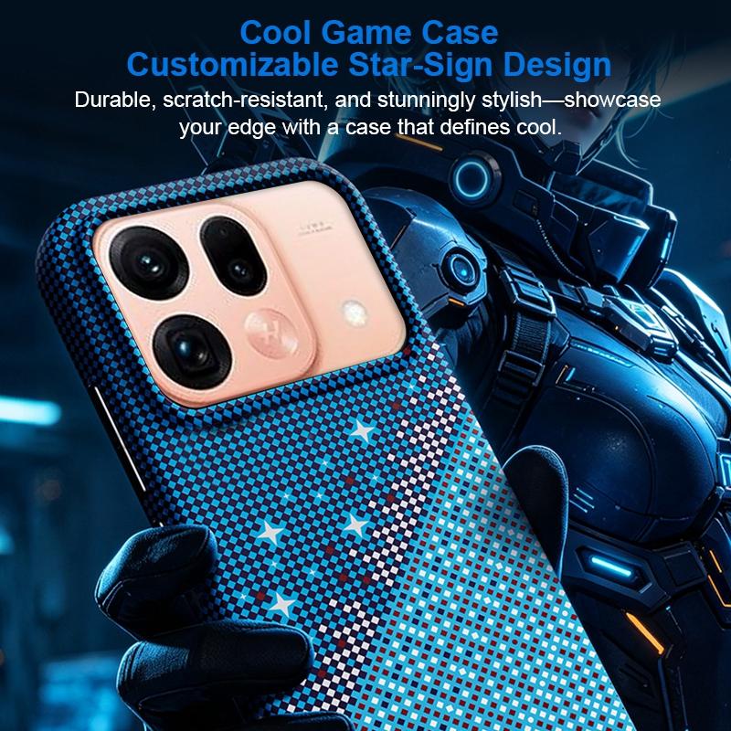 For OPPO Find X9s Pro Asterism Pattern TPU Magnetic Phone Case - Orange - EDA009701303A