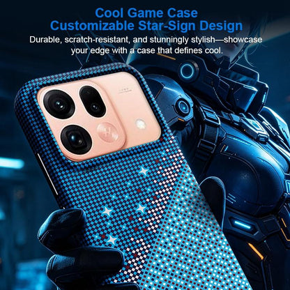 For OPPO Find X9s Pro Asterism Pattern TPU Magnetic Phone Case - Black - EDA009701303B