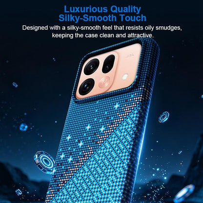 For OPPO Find X9s Pro Asterism Pattern TPU Magnetic Phone Case - Black - EDA009701303B