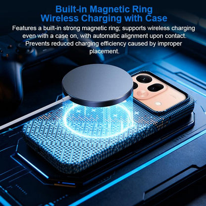 For OPPO Find X9s Pro Asterism Pattern TPU Magnetic Phone Case - Blue - EDA009701303C