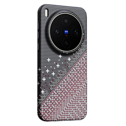 For vivo X300s Asterism Pattern TPU Magnetic Phone Case - Black - EDA009701502B