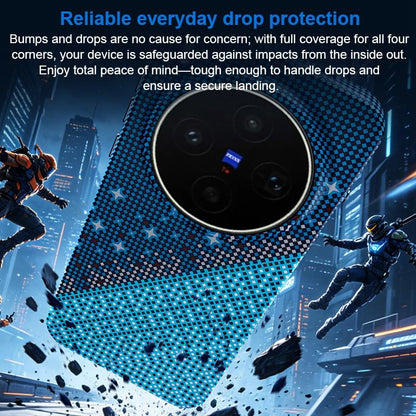 For vivo X300s Asterism Pattern TPU Magnetic Phone Case - Black - EDA009701502B