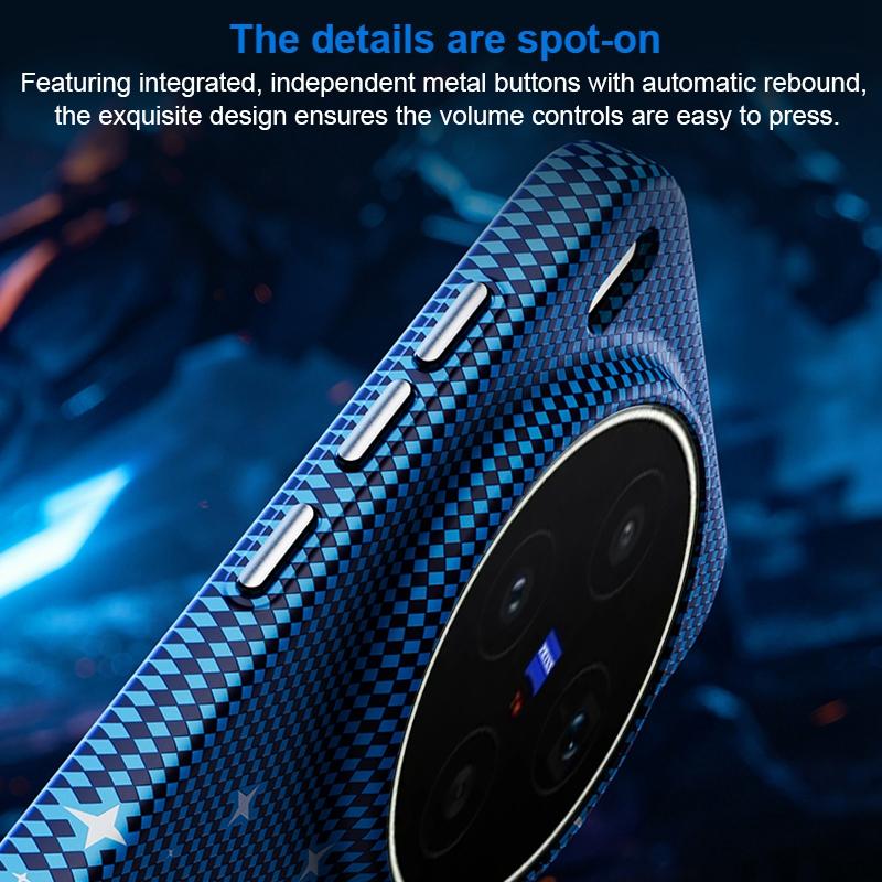 For vivo X300s Asterism Pattern TPU Magnetic Phone Case - Black - EDA009701502B
