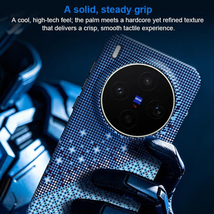 For vivo X300s Asterism Pattern TPU Magnetic Phone Case - Black - EDA009701502B