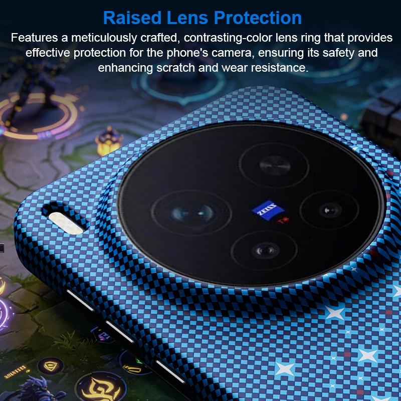 For vivo X300 Pro Asterism Pattern TPU Magnetic Phone Case - Blue - EDA009701503C
