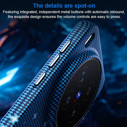 For vivo X300 Pro Asterism Pattern TPU Magnetic Phone Case - Blue - EDA009701503C