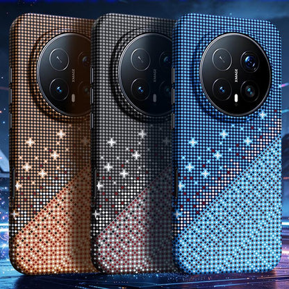 For Honor Magic8 Pro Asterism Pattern TPU Magnetic Phone Case - Blue - EDA009701601C
