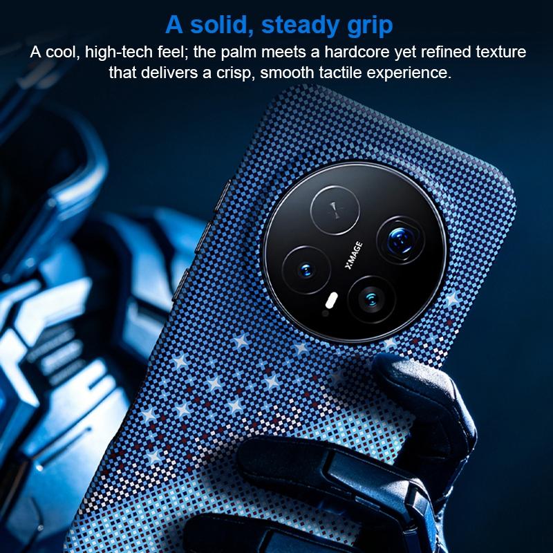 For Honor Magic8 Pro Asterism Pattern TPU Magnetic Phone Case - Blue - EDA009701601C