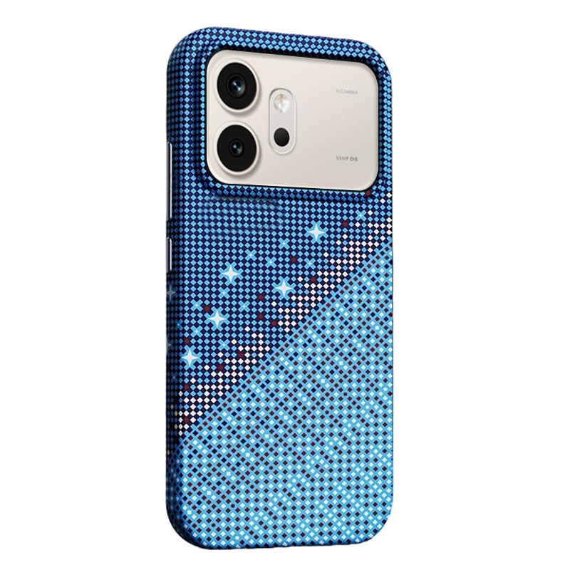 For Honor 600 / 600 Pro Global Asterism Pattern TPU Magnetic Phone Case - Blue - EDA009701603C
