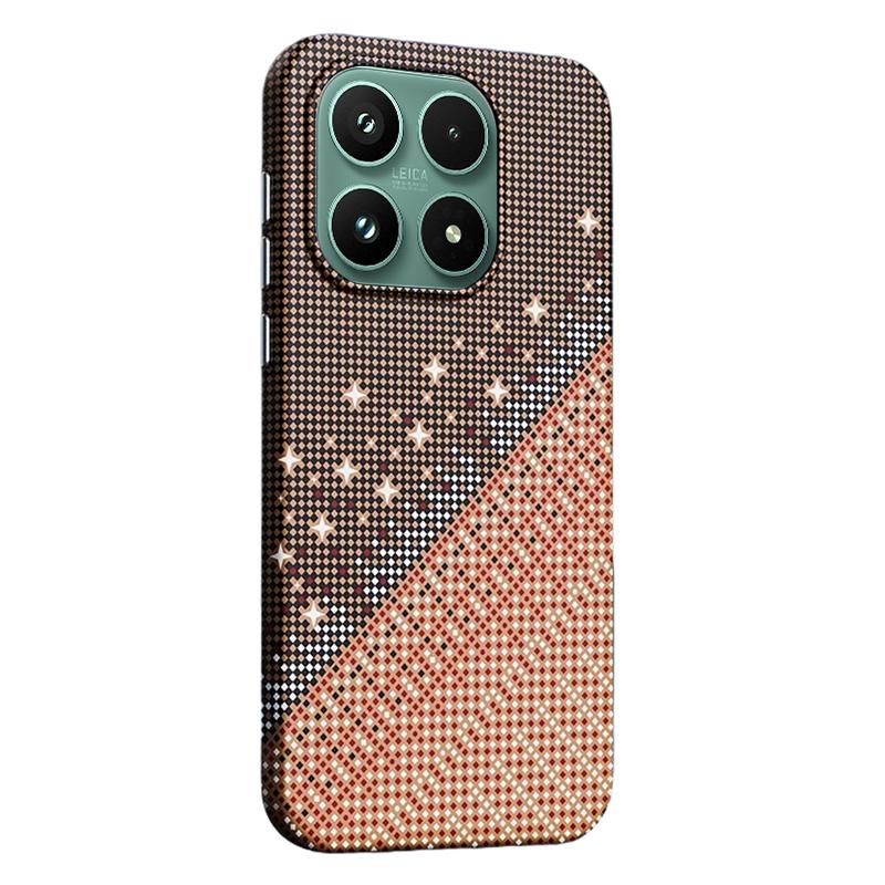 For Xiaomi 17 Asterism Pattern TPU Magnetic Phone Case - Orange - EDA009701901A