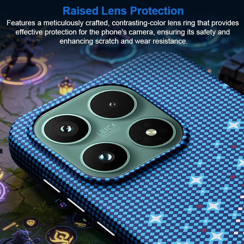 For Xiaomi 17 Asterism Pattern TPU Magnetic Phone Case - Orange - EDA009701901A