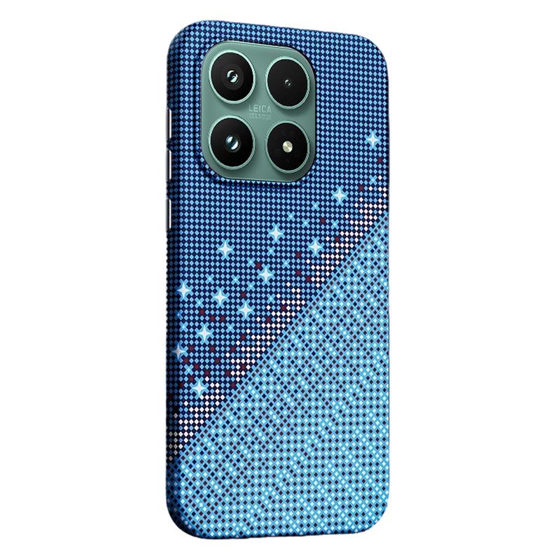 For Xiaomi 17 Asterism Pattern TPU Magnetic Phone Case - Blue - EDA009701901C