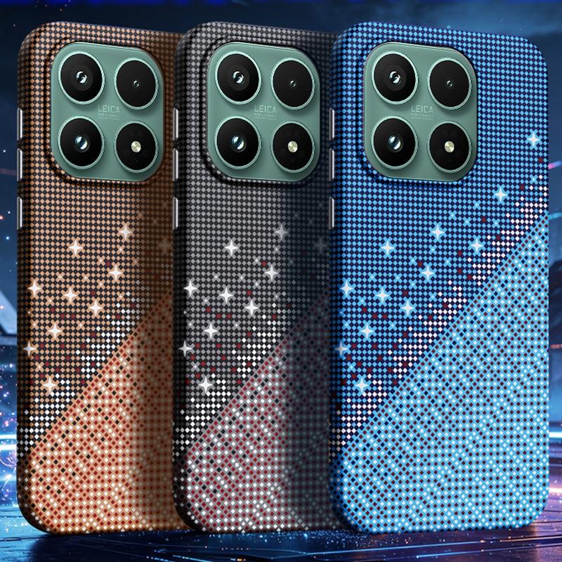 For Xiaomi 17 Asterism Pattern TPU Magnetic Phone Case - Blue - EDA009701901C