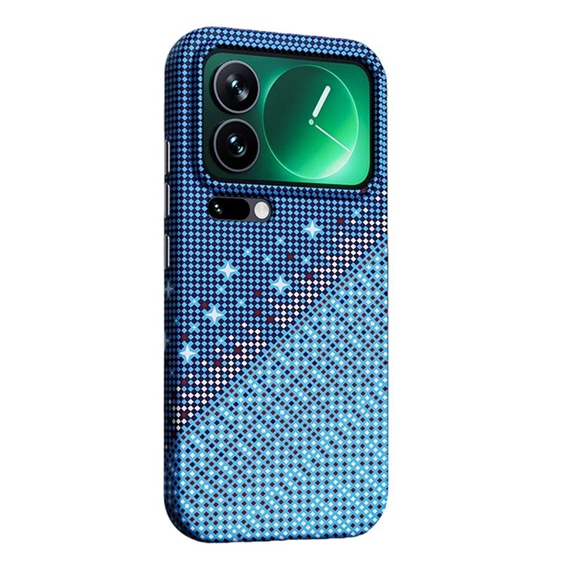 For Xiaomi 17 Pro Asterism Pattern TPU Magnetic Phone Case - Blue - EDA009701902C