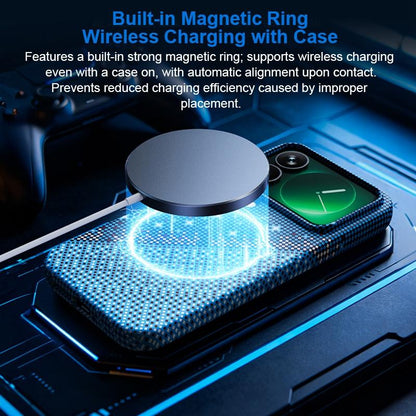 For Xiaomi 17 Pro Asterism Pattern TPU Magnetic Phone Case - Blue - EDA009701902C