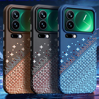 For Xiaomi 17 Pro Max Asterism Pattern TPU Magnetic Phone Case - Blue - EDA009701903C